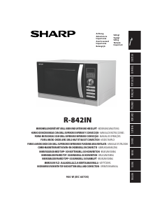 Käyttöohje Sharp R-842IN Mikroaaltouuni