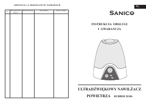 Instrukcja Sanico Rubber 20106 Nawilżacz