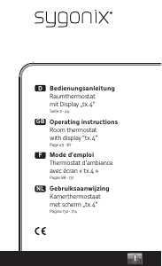 Mode d’emploi Sygonix tx.4 Thermostat