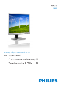 Manual Philips 19B4QCS5 LCD Monitor