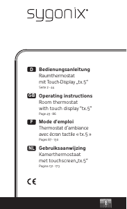 Bedienungsanleitung Sygonix tx.5 Thermostat