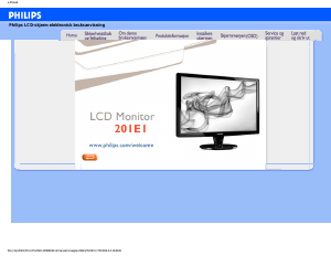 Bruksanvisning Philips 201E1SB LCD-skjerm