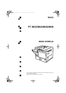 Mode d’emploi Ricoh FT 3613 Imprimante multifonction