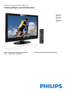 Mode d’emploi Philips 221T1SB Moniteur LCD