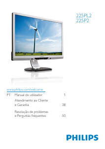 Manual Philips 225P2ES Monitor LCD