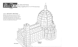 Manual Puzz3D Il Duomo 3D Puzzle