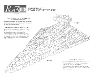 Manual Puzz3D Imperial Star Destroyer 3D Puzzle