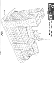 Manual Puzz3D Notre Dame 3D Puzzle