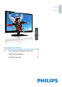Handleiding Philips 241TE5LB LCD monitor