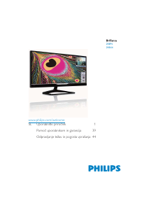 Priročnik Philips 298P4QJEB LCD-zaslon