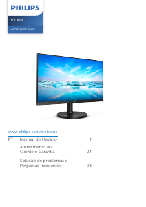 Manual Philips 220V8L5 V Line Monitor LED