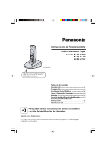 Manual de uso Panasonic KX-TG1070SP Teléfono inalámbrico