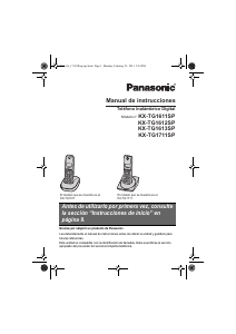 Manual Panasonic KX-TG1611SP Telefone sem fio