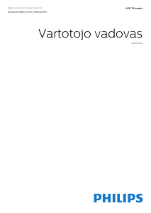 Vadovas Philips 24PHK5210 LED televizorius