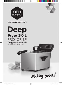 Bruksanvisning OBH Nordica 6356 Pro Crisp Fritös