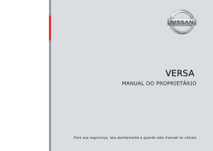 Manual Nissan Versa (2014)