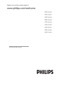 Manual de uso Philips 32PFL7605C Televisor de LED