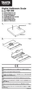 Manual Tanita HD-366 Scale