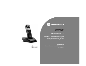 Manual de uso Motorola S1202 StarTAC Teléfono inalámbrico