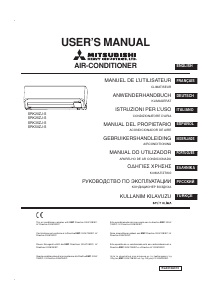 Manual de uso Mitsubishi SRK25ZJ-S Aire acondicionado