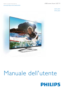 Manuale Philips 42PFL6907H LED televisore