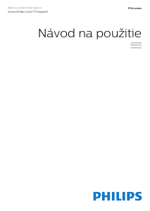 Návod Philips 43PUS7334 LED televízor