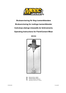 Handleiding Meec Tools 009-016 Cementmixer