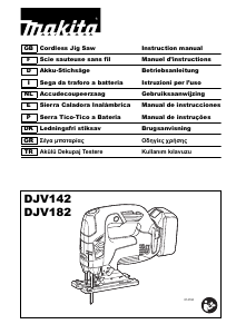 Manual de uso Makita DJV182Z Sierra de calar