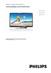 Manual Philips 47PFL4307H LED Television