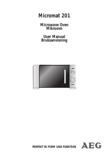 Manual AEG MC201S Microwave