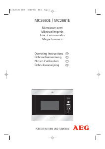 Manual AEG MC2660E-W Microwave