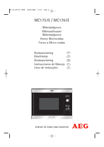 Bruksanvisning AEG MC1751E-A Mikrobølgeovn