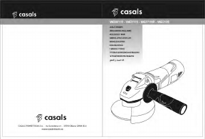 Handleiding Casals VAG50/115 Haakse slijpmachine