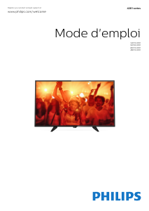 Mode d’emploi Philips 48PFK4101 Téléviseur LED