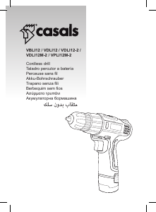 Manual de uso Casals VBLI12 Atornillador taladrador