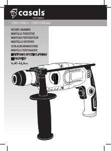 Manual Casals CRH10REAK Martelo perfurador