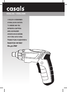 Manual de uso Casals VDSLI36 Atornillador
