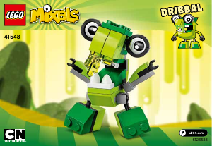 Bruksanvisning Lego set 41548 Mixels Dribbal