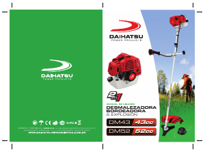 Manual de uso Daihatsu DM52 Desbrozador