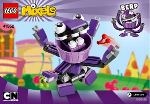 Bruksanvisning Lego set 41552 Mixels Berp