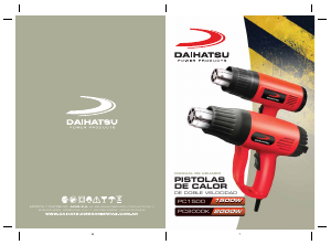 Manual de uso Daihatsu PC1500 Decapador por aire caliente