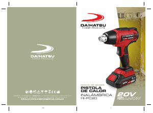 Manual de uso Daihatsu HI-PC20 Decapador por aire caliente