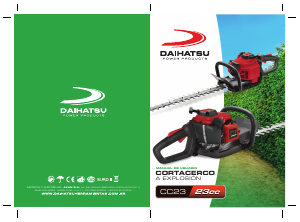Manual de uso Daihatsu CC23 Tijeras cortasetos