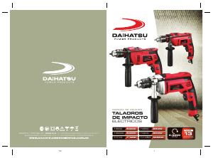 Manual de uso Daihatsu TI1050 Taladradora de percusión