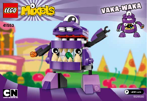 Εγχειρίδιο Lego set 41553 Mixels Vaka-Waka