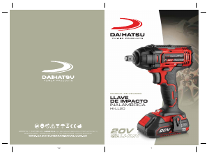 Manual de uso Daihatsu HI-LL20 Llave de impacto