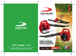 Manual de uso Daihatsu SAT26 Soplador de hojas