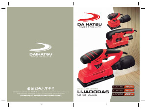 Manual de uso Daihatsu LOC180 Lijadora orbital