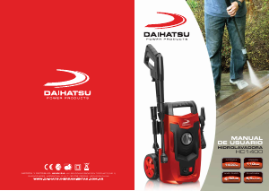 Manual de uso Daihatsu HC1400 Limpiadora de alta presión