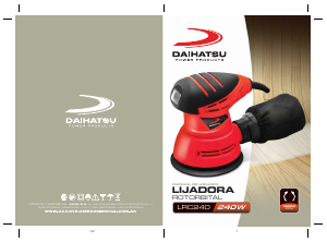 Manual de uso Daihatsu LRC240 Lijadora excéntrica